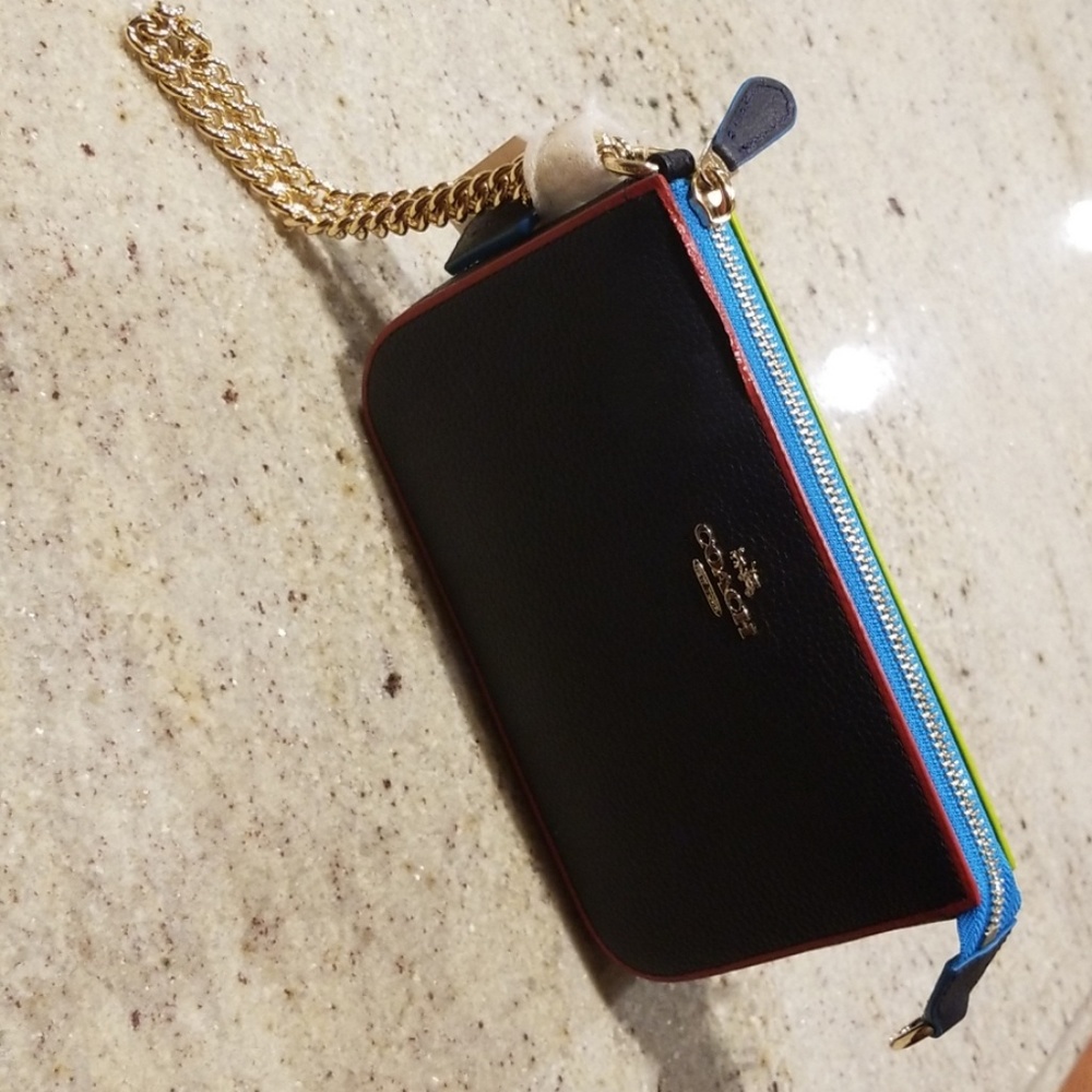 NOLITA WRISTLET 19 IN EDGESTAIN LEATHER